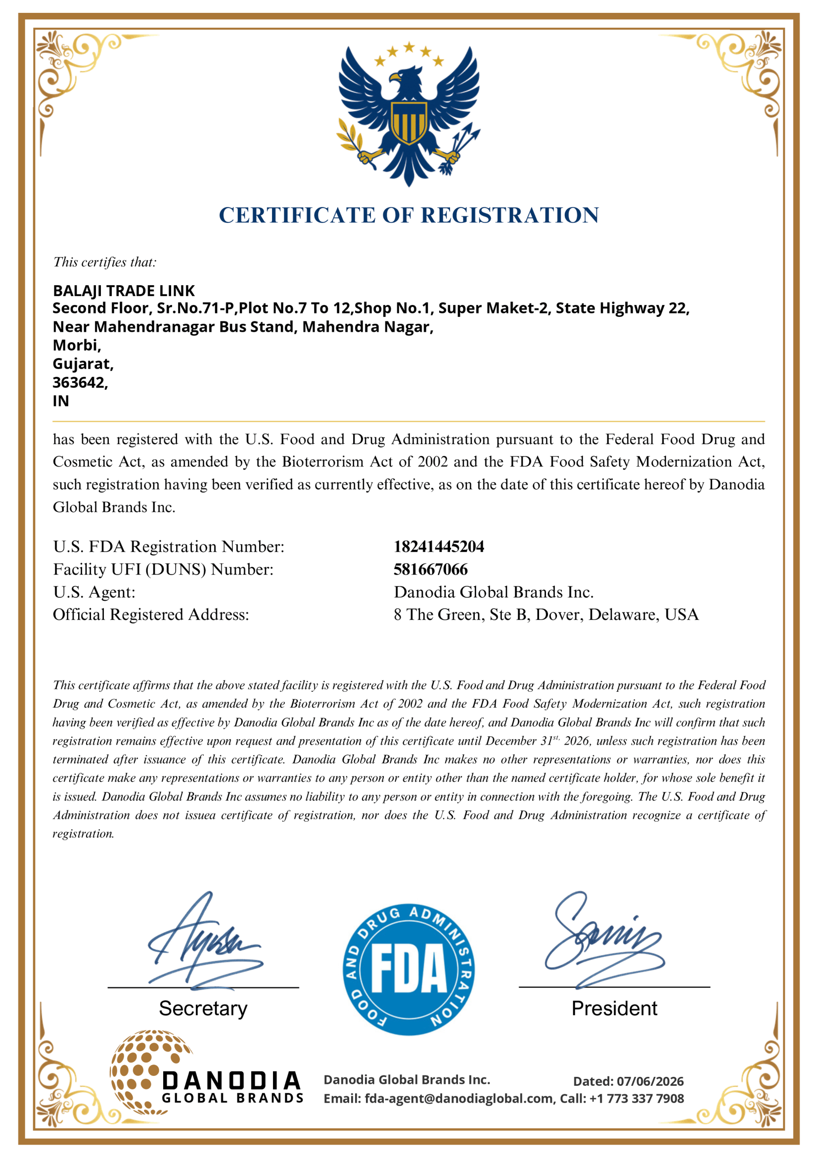 IEC Certificate